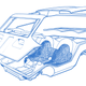 Image for article titled This Strange Tiny British Kit Car Has Some Wild Brochure Art